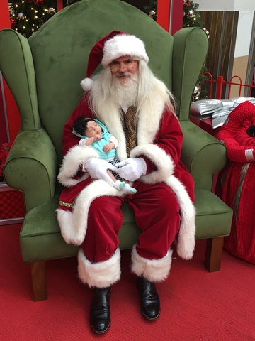 Abby Meets Santa!