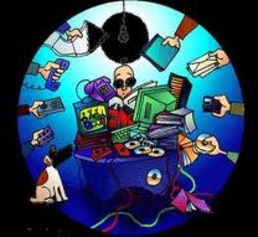 Aparecen los términos HIPERMEDIA MULTIMEDIA HIPERTEXTO