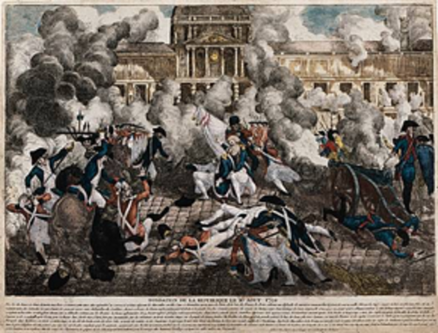 L'étape radicale: L'invasion des Tuileries