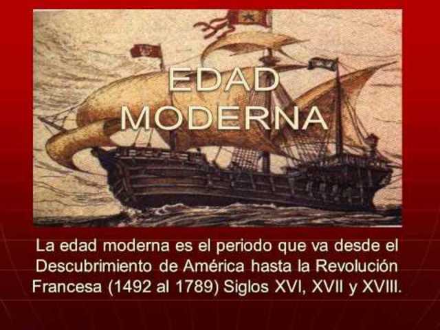 Edad Moderna 1492-1789