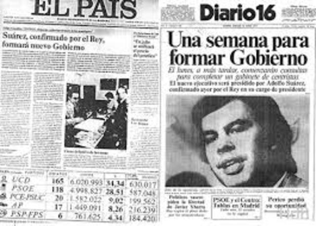 ADOLFO SUAREZ, NUEVO PRESIDENTE DEL GOBIERNO