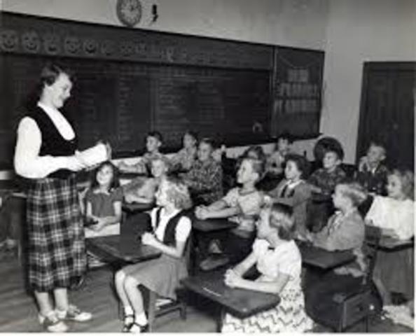 1950's Classroom and Curriculum
