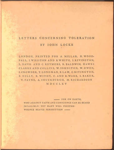 Ensayo sobre la tolerancia