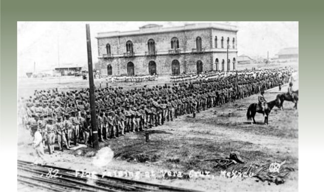 El puerto de Veracruz es tomado por orden del presidente norte americano Woodrow Wilson