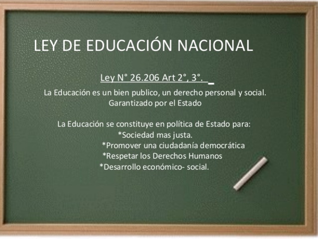Ley de Educación Nacional