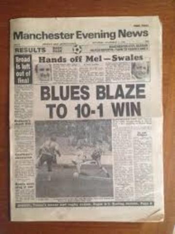 club record victory against Huddersfield Town