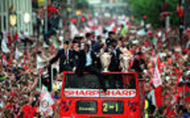 United won the treble