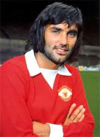 George Best signs