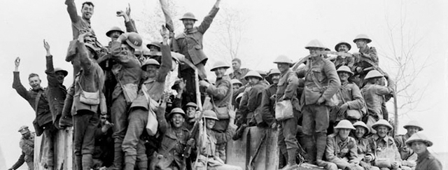 Germany signed an armistice with the Allies