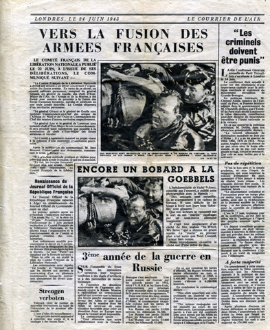 "Nouvelles récentes", premier journal d'Europe