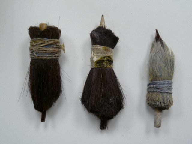 350 a.C. Primeros pinceles de pelo de buey