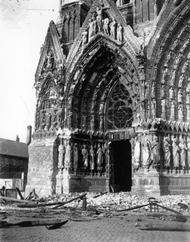 "Reims Cathedral." (France)