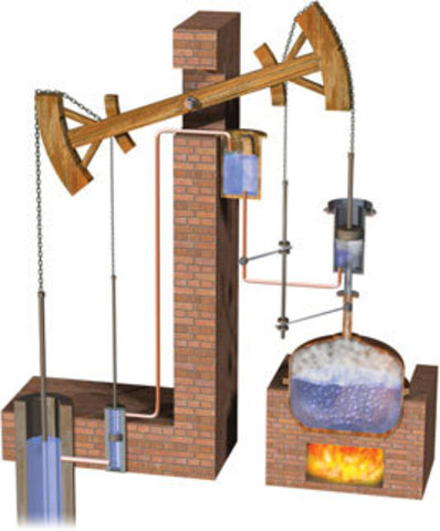 Primera máquina de vapor efectiva (Thomas Newcomen)