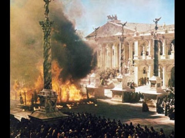 Fall of Roman Empire leads to beginning of the Middle Ages.