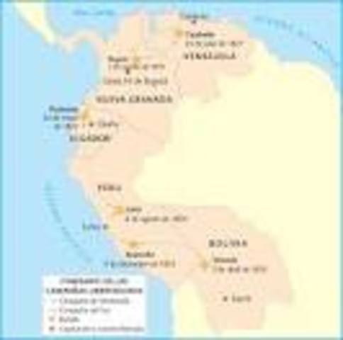 CAMPAÑAS DE SIMON BOLIVAR