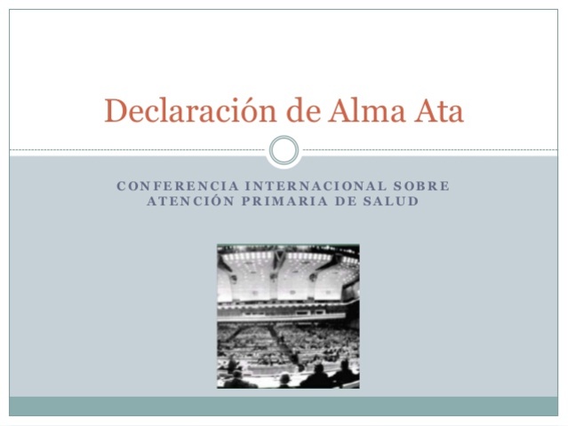 Declaración Alma Ata