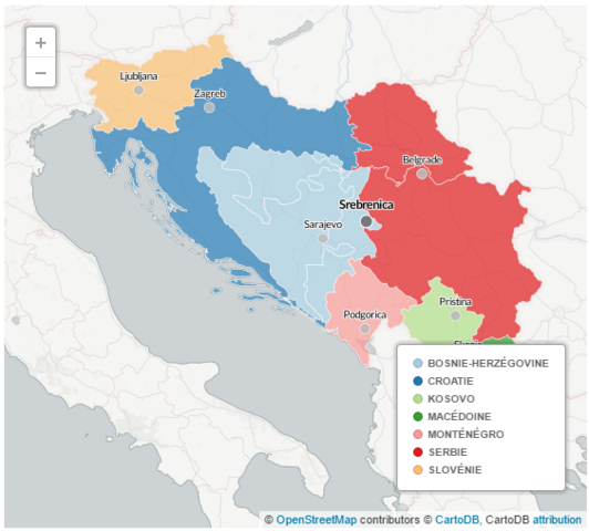 Génocide de Srebrenica en Ex-Yougoslavie