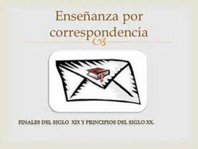 enseñanza por correspondencia