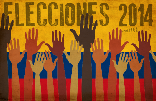 El presidente Santos es reelegido para un segundo mandato con las negociaciones de paz como bandera y asume el 7 de agosto.