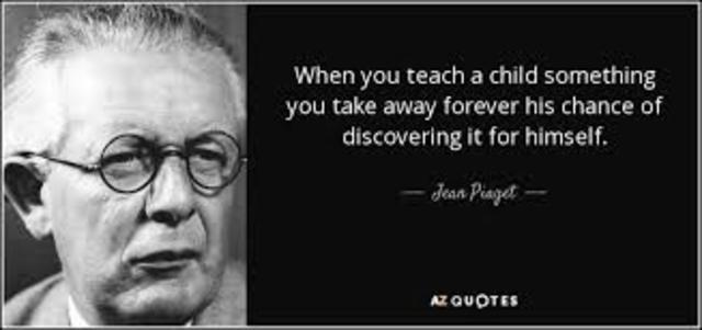 One of the most influential cognitive psychologist (Jean Piaget)