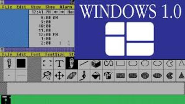 Microsoft lanza Windows 1.0