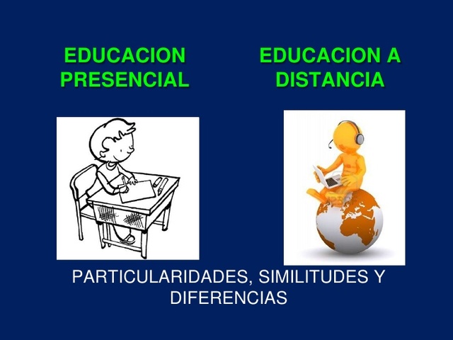 /Educación a distancia versus presencial: una presentación multimedia puede ser más agradable o atractiva que un texto escrito a máquina.
