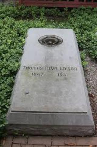 Muerte de Edison