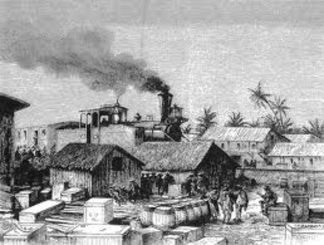 Inauguración del Ferrocarril de Panamá