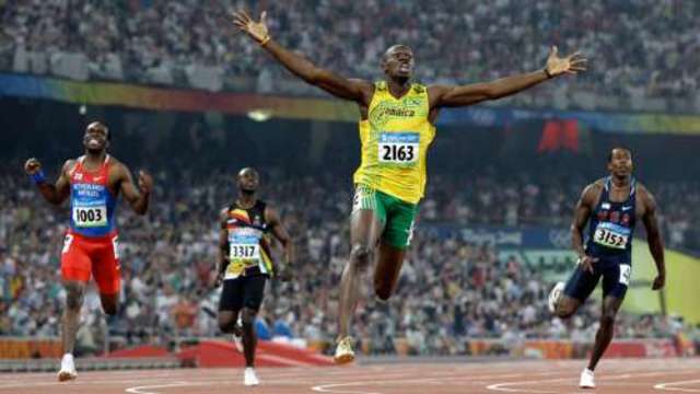 Usain Bolt Breaks World Record