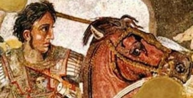 Alexander III of Macedon dies