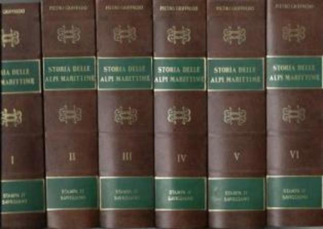 Livro Storia delle Alpi Maritime, em Turim