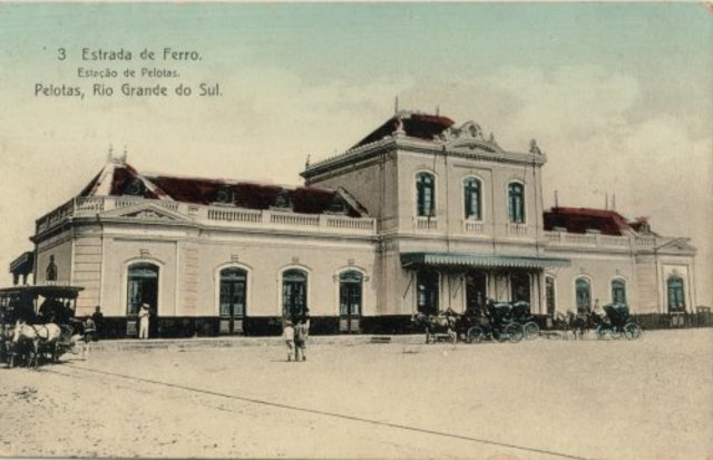 Inauguração da estação Ferroviária de Pelotas