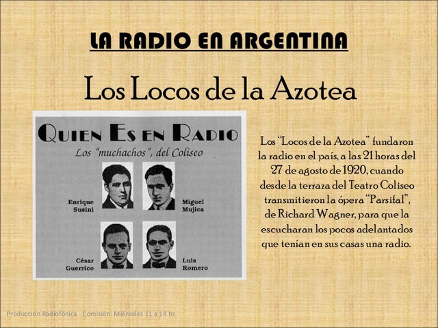 Primera transmisión radial del mundo