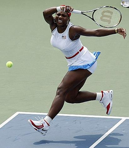 Serena Williams wins 1st gold medal