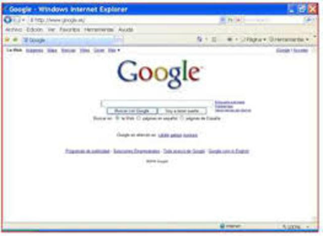 Aparece el termino " Navegador por Internet"