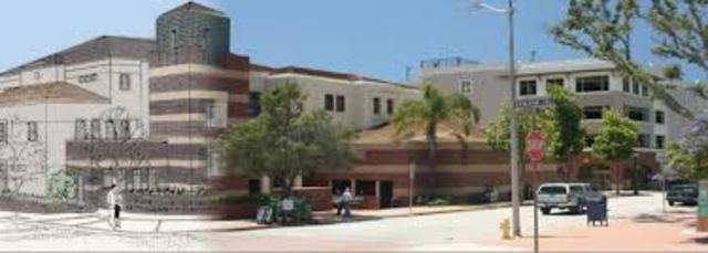 Current library location building finished