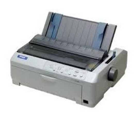 Impresora de margarita, unicamente imprimia letras y numeros.