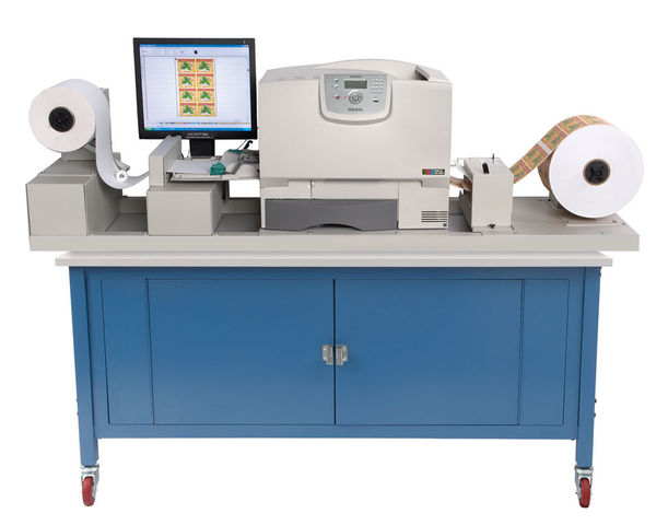 Primera prensa de impresion digital en color, llamada indigo por HP.