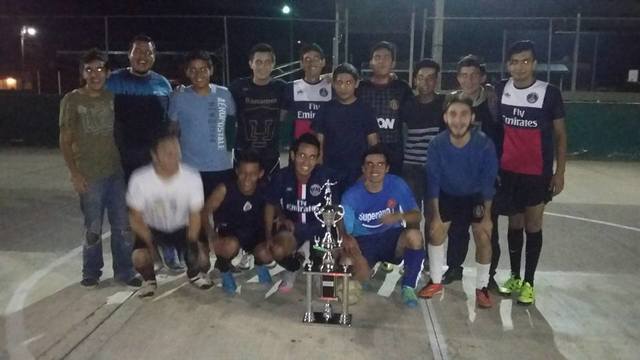 Torneo ganado en el centro deportivo de bugambilias
