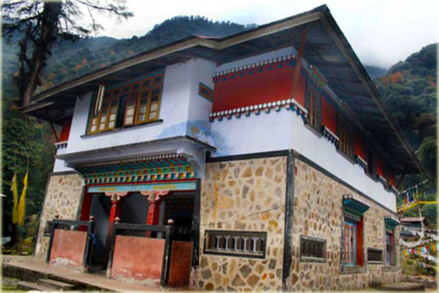 By myself in Gangtok, Sikkim, North India, trying to gain access to an ancient monastery that no westerner has ever visited.