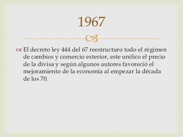 El estatuto cambiario