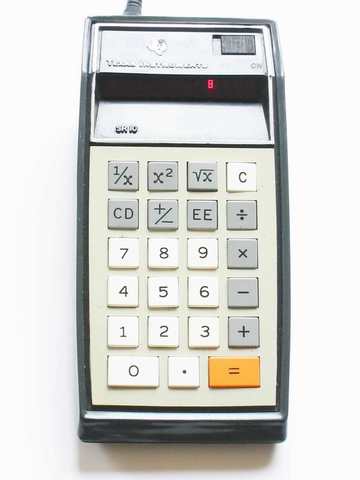 Primera calculadora científica de Texas Instruments
