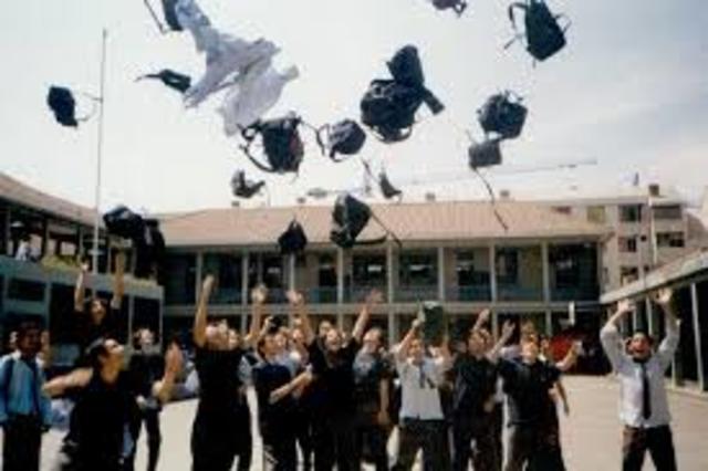 hoy salí de la primaria