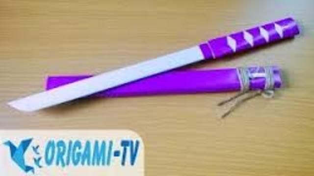 kiếm nhật bằng giấy