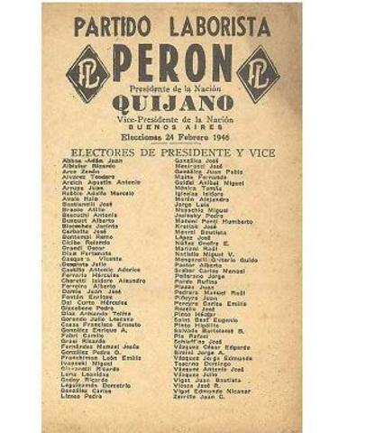 Primera presidencia de Perón