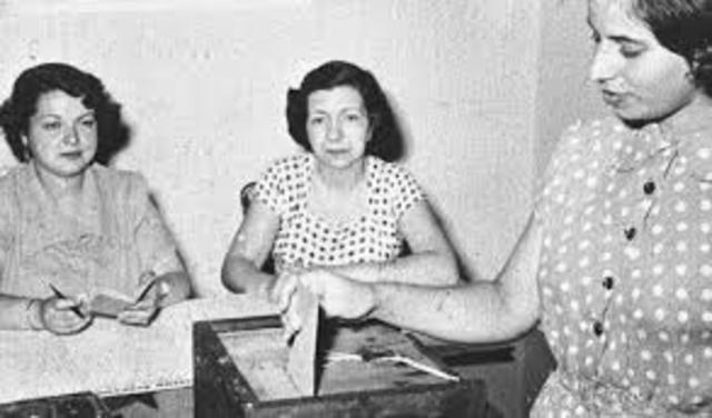 El voto femenino