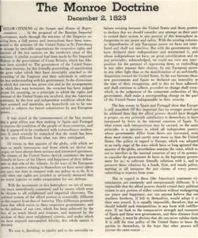 MONROE DOCTRINE