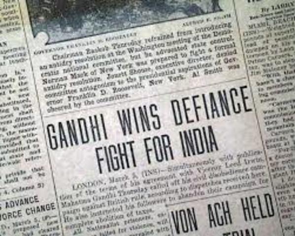 Gandhi-Irwin pact .