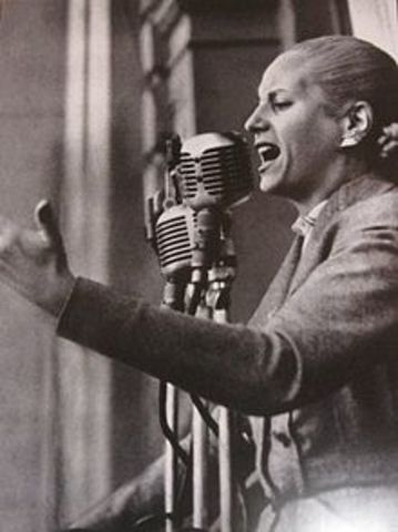 Eva Peron Crea el Partido Peronista Femenino