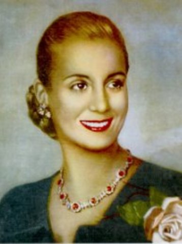 Eva Duarte de Perón.